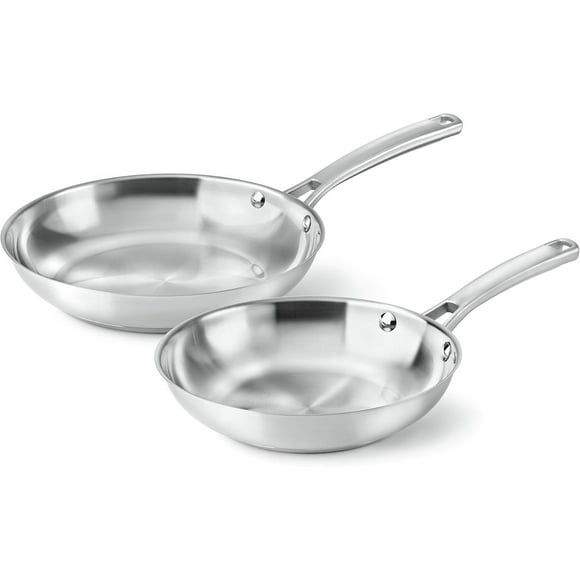 Calphalon Classic Stainless Steel Cookware, Fry Pan, 2-piece