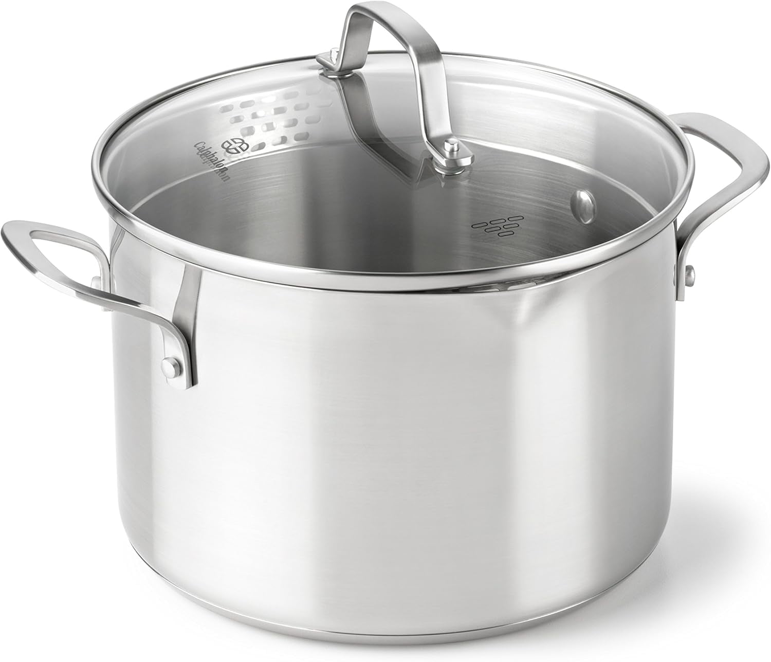 6-Quart Stainless Steel Stock Pot with Lid