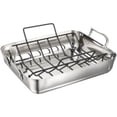 thumbnail image 1 of Calphalon Contemporary 16-Inch Stainless Steel Roasting Pan with Rack, 1 of 3