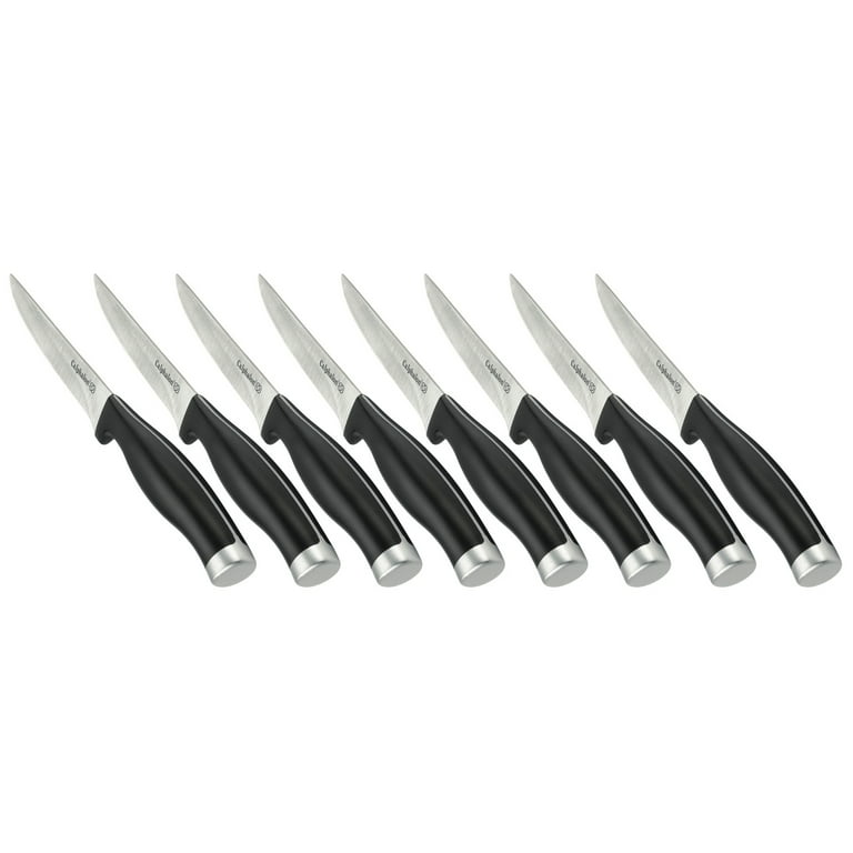 Calphalon Contemporary 8-Piece Steak Knife Set, Black
