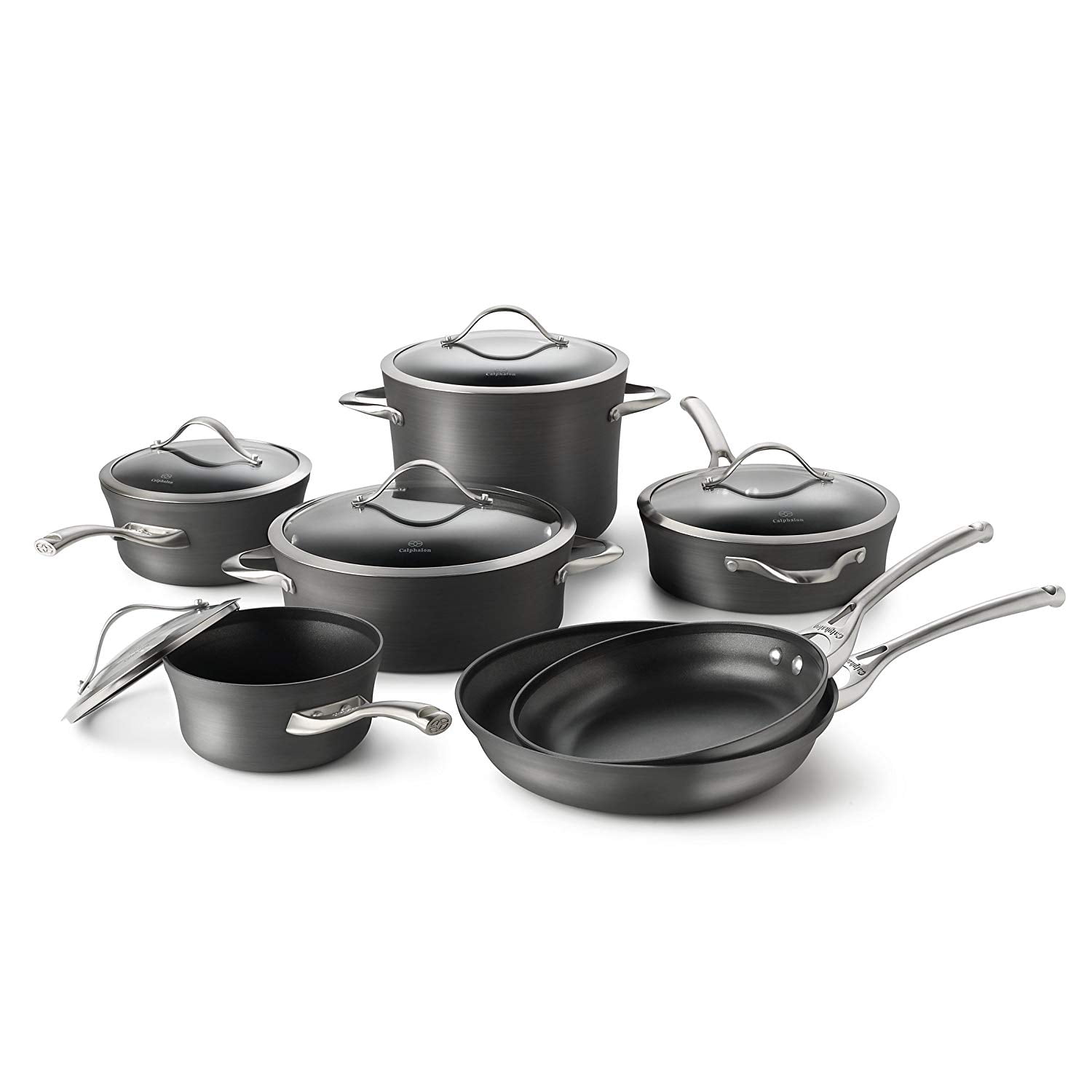 Calphalon Cookware Set Commercial Nonstick 13 Pieces 1849156 - The Luxury  Home Store