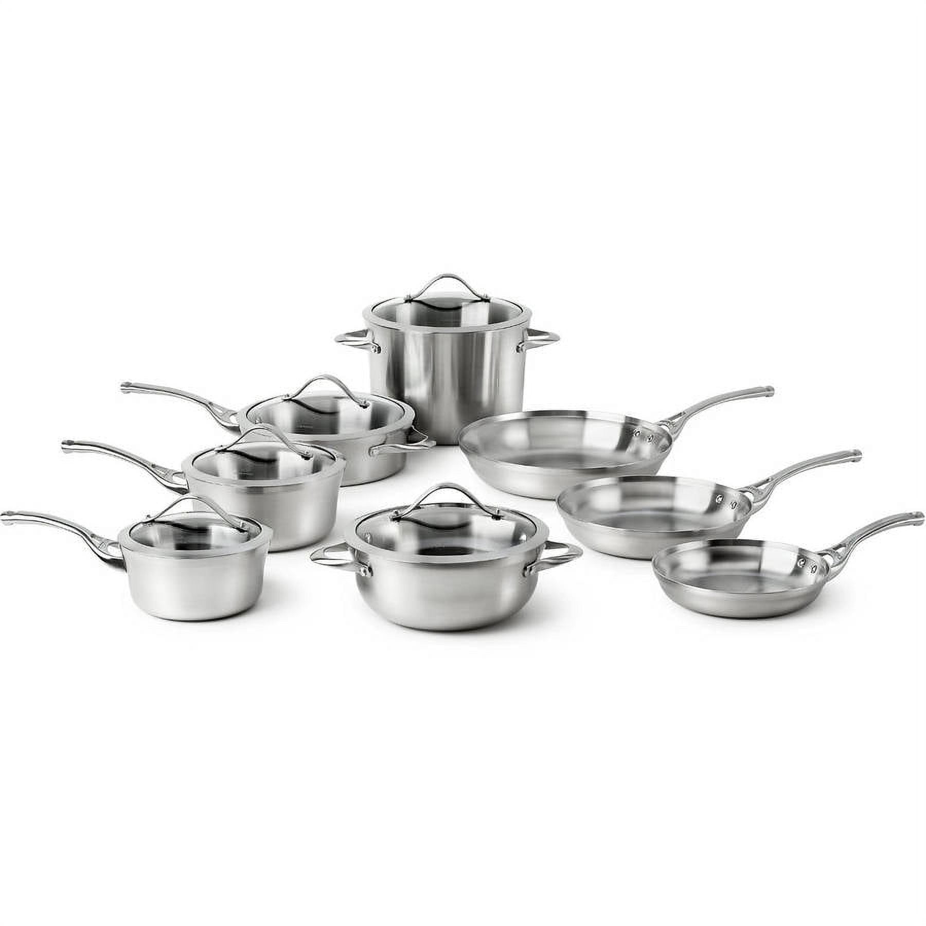 Calphalon Contemporary Stainless Steel 13-Pc. Cookware Set - Macy's