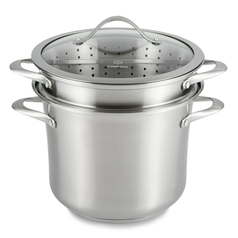 Calphalon Simply Calphalon 2-Quart Small Stainless-Steel Double Boiler  Insert - The Home Kitchen Store