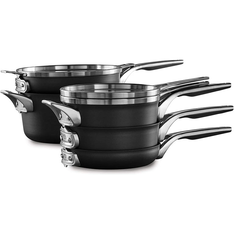 Evolve Hydrolon Nonstick 8pc Cookware Set, Black