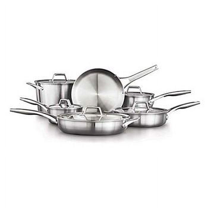 Calphalon Premier Stainless Steel 11-Piece Cookware Set