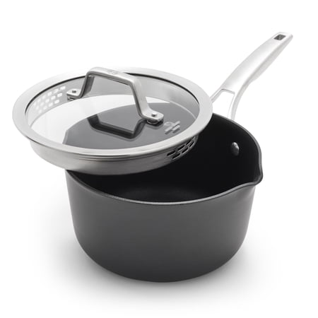 Calphalon Premier Hard-Anodized Nonstick 3.5-Quart Saucepan with Lid