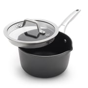 Calphalon Premier Hard-Anodized Nonstick 3.5-Quart Saucepan with Lid