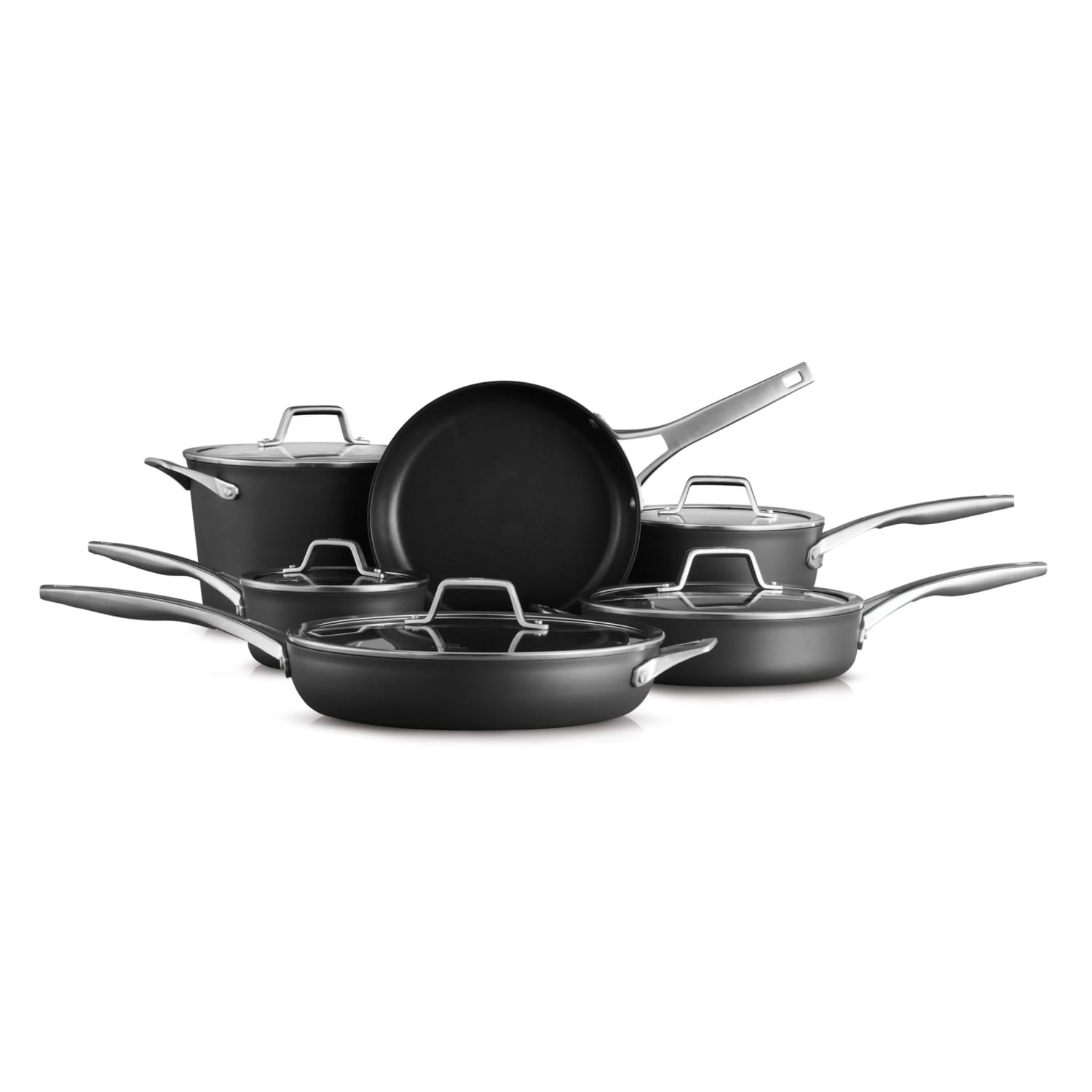 Calphalon Premier Classic Aluminum 11-Piece Hard-Anodized Nonstick