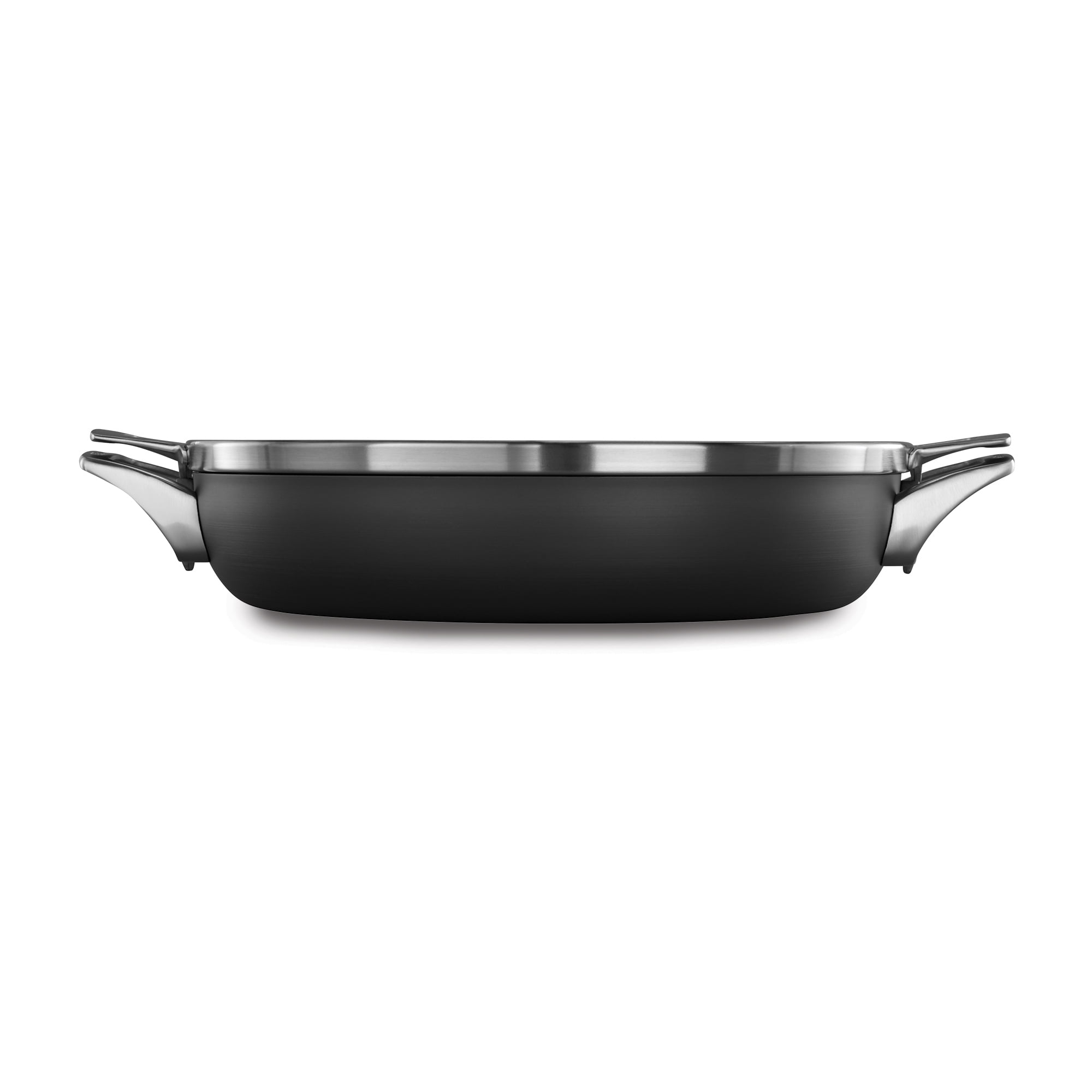 Open Box Calphalon Premier Space Saving 12" Hard Nonstick Everyday Pan w/Lid