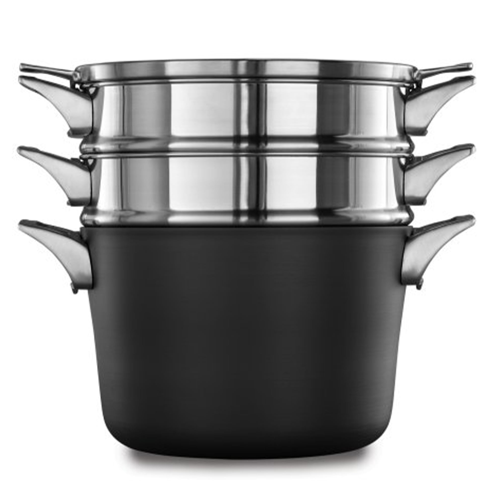 新品カルファロン８蓋４セットcalphalon premiere space s Calphalon Premier 8 Qt Stackable Nonstick Multi-Pot w/ Lid