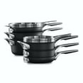 thumbnail image 1 of Calphalon Premier Space Saving Hard Anodized Nonstick 10-Piece Cookware Set, 1 of 10