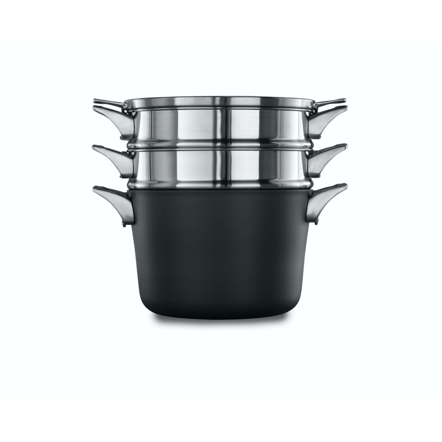 Calphalon Premier 8-Quart Stackable Space-Saving Hard-Anodized