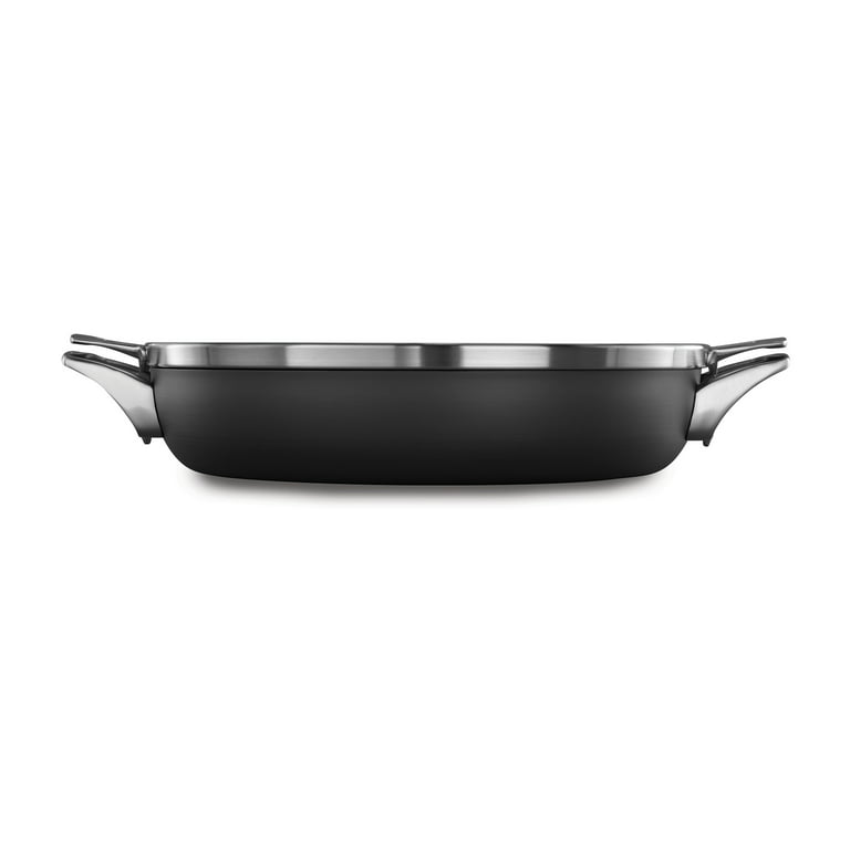 Select by Calphalon® Hard-Anodized Nonstick 12-Inch Jumbo Fryer Pan with  Cover