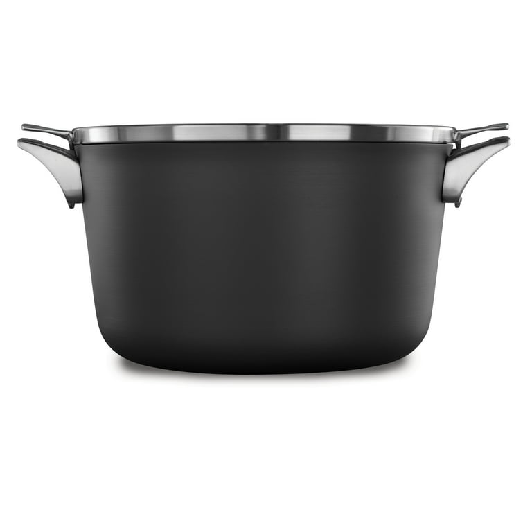 Calphalon Premier Stainless Steel Cookware, 6-Quart Stockpot with Cover