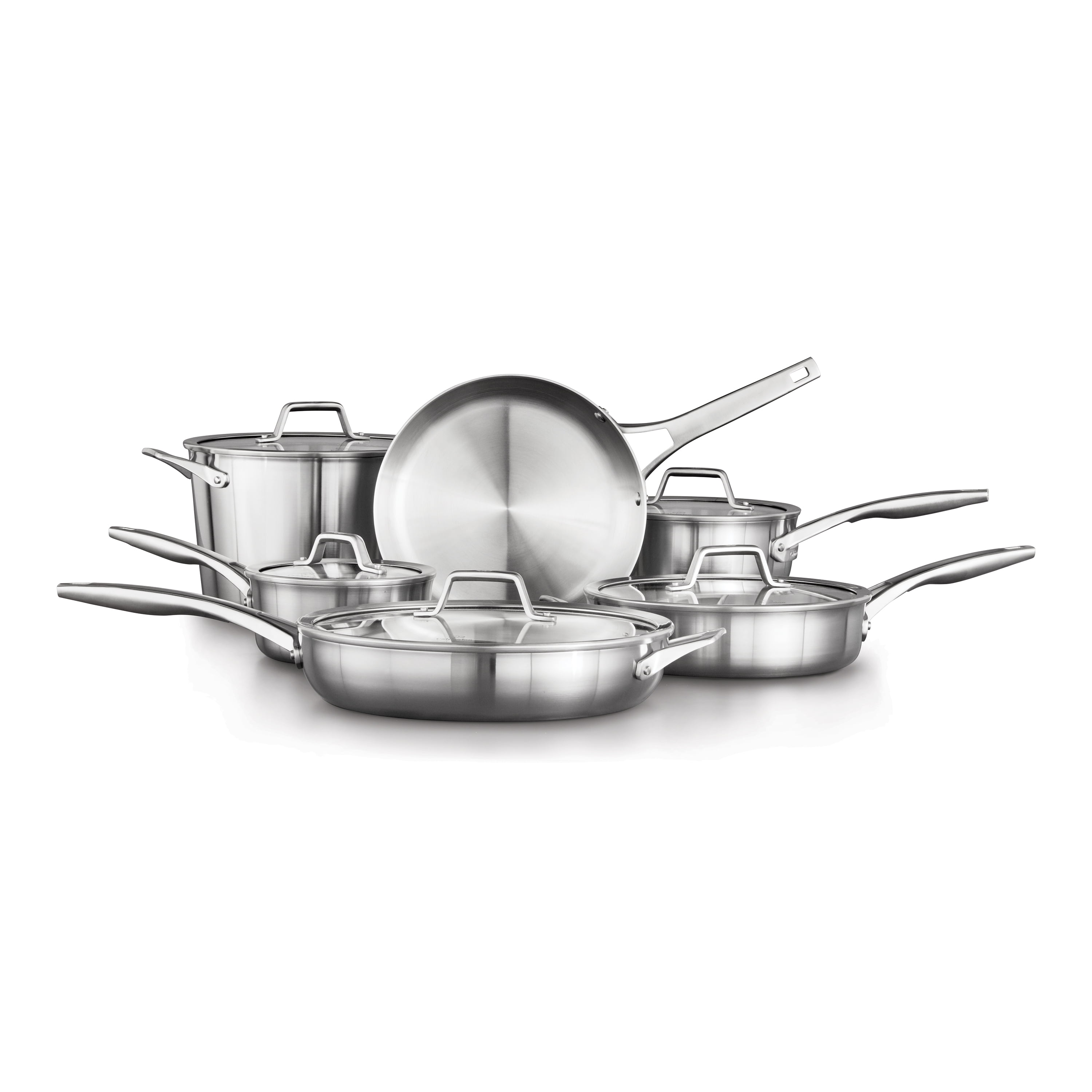 Calphalon® Premier Stainless Steel Cookware Set, 11-Piece Set