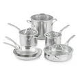 thumbnail image 1 of Calphalon Signature Stainless Steel 10-Piece Cookware Set, 1 of 6