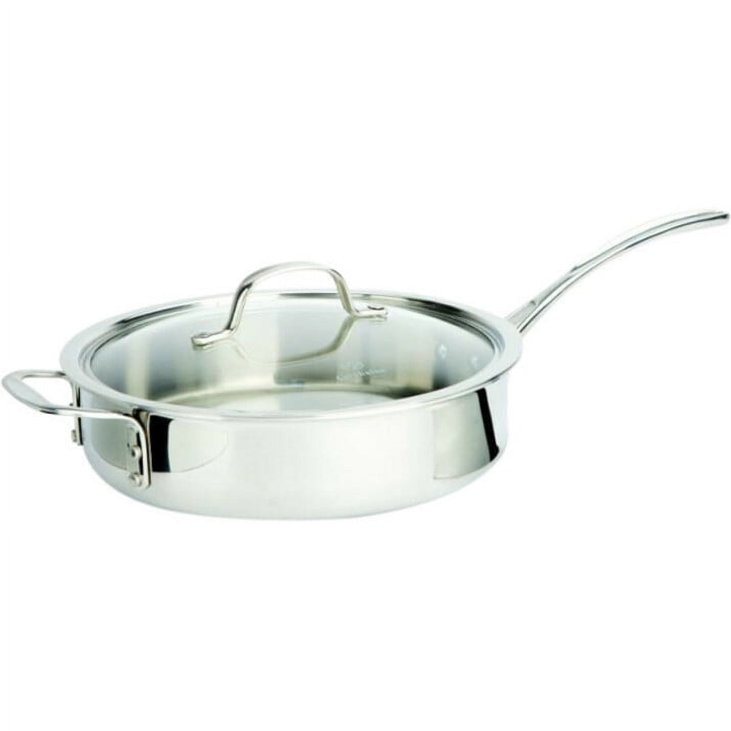 Calphalon 143 Tri-ply Stainless Steel 3qt Chefs Deep Sauce Pan With Glass  Lid Cookware 