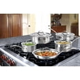 thumbnail image 1 of Restored Calphalon 10 Piece Tri-Ply Cookware Set, Medium, Stainless Steel (Refurbished), 1 of 1