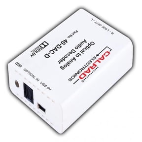 Calrad 40-DAC-D Optical to Analog Audio Converter with Dolby Digital Decoder