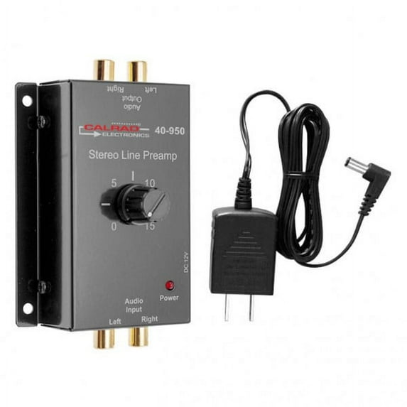 Calrad Electronics Stereo Audio Line Level Preamp Stereo Audio Line Level Preamp
