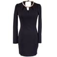 thumbnail image 1 of Cals Classic Evening Cocktail Necklace Cutout Bodycon Long Sleeve Formal Dress, 1 of 5