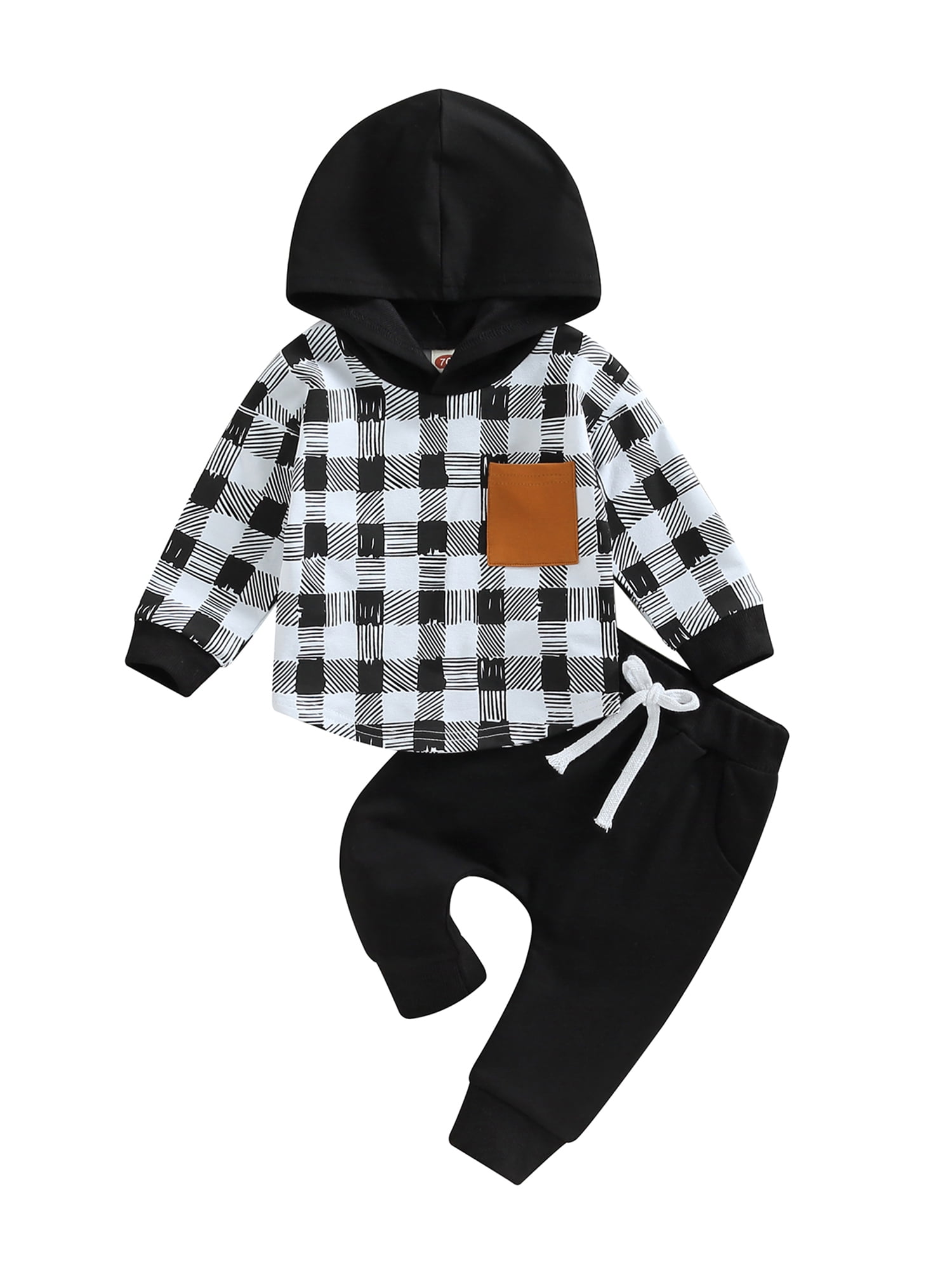 Calsunbaby Baby Boys Clothes 3 6 9 12 18 24M 3T Pants Set Hooded
