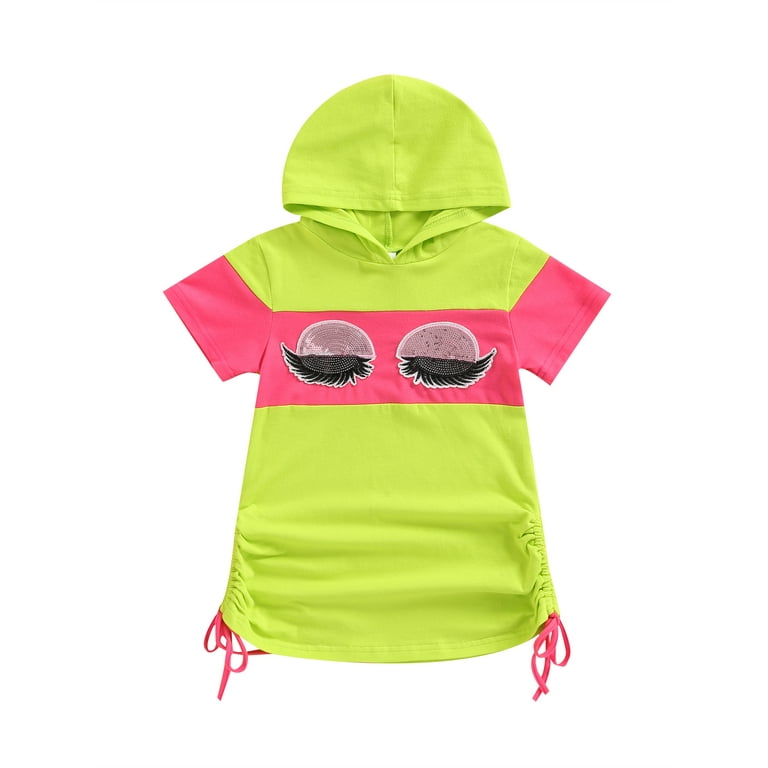 Patchwork hooded dress new arrivals