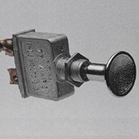 Calterm 41790 Automotive Push/Pull Toggle Switch, 6 - 28 VDC, 75 A
