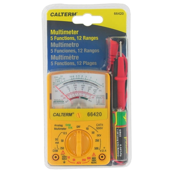 Calterm 6642 Analog 5-Function Multimeter