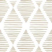 Caltero Peel and Stick Wallpaper Beige Striped Wallpaper Geometric Contact Paper Wall paper Stick and Peel Glamoure for Bed Room Walls,17.32 in x 118 in