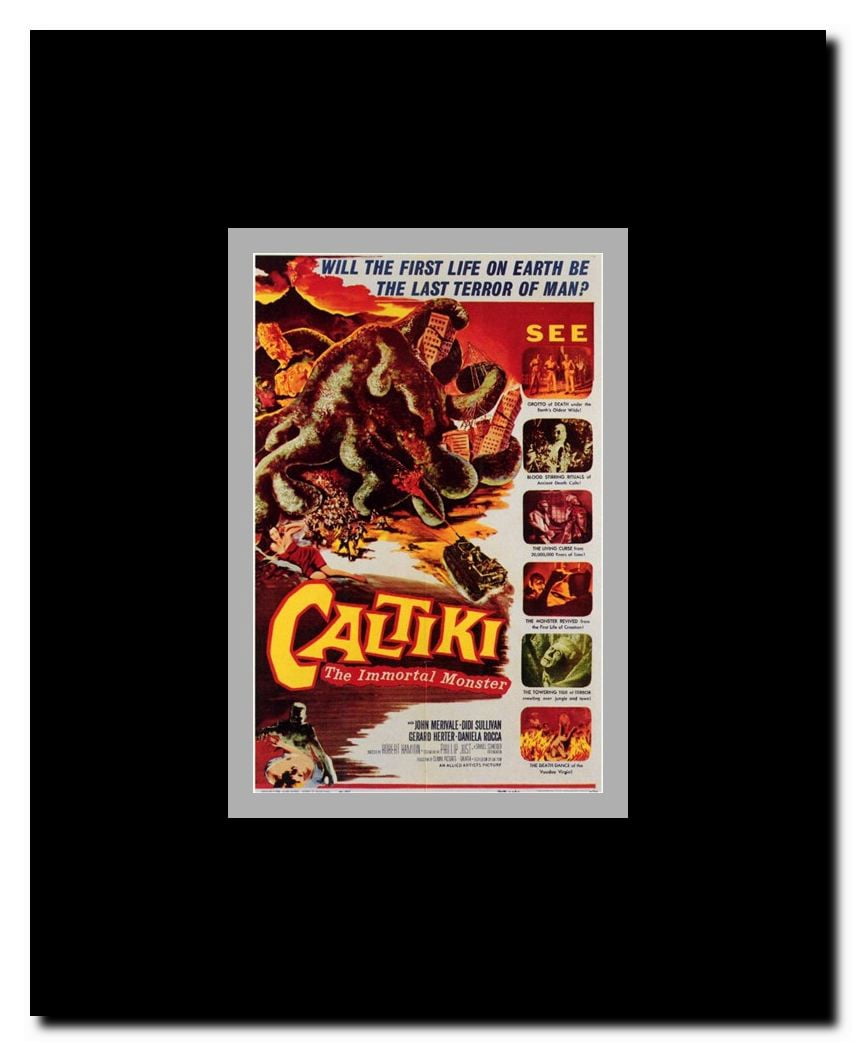 Caltiki the Immortal Monster Framed Movie Poster
