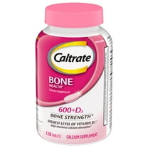Caltrate 600 D3 Calcium and Vitamin D Supplement Tablets - 120 Count