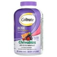Caltrate Chewables Calcium Vitamin D Supplement 155 Count