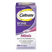 Caltrate Minis Plus Minerals Calcium Vitamin D Supplement - 150 Ct