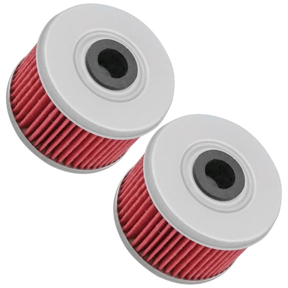 Caltric Oil Filter 2 Pack for Honda 450 TRX450FE TRX450FM Foreman Es S 2002-2004 and 420 TRX420FE TRX420FM TRX420FPE TRX420FPM Rancher 2007-2024