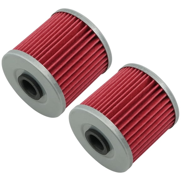 Caltric Oil Filter 2 Pack for Kawasaki Bayou 300 KLF300 KLF-300 KLF 300 2X4 4X4 1986-2004