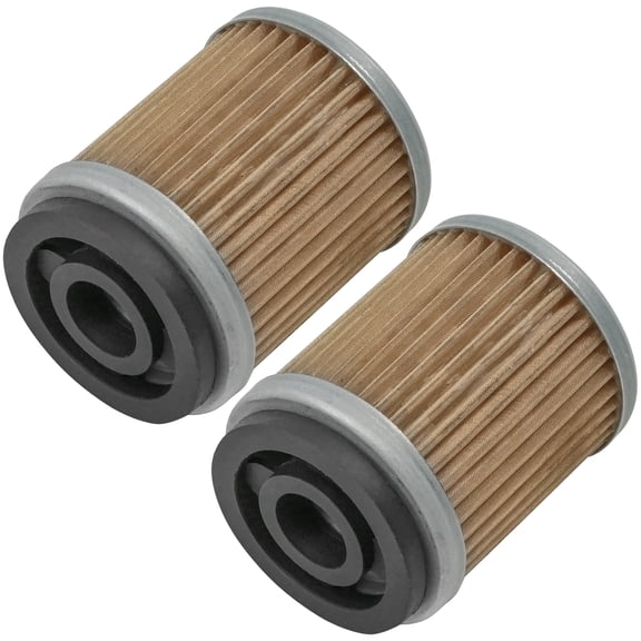 Caltric Oil Filter 2 Pack for Yamaha Bear Tracker 250 YFM250 1991-2004 and Bruin 250 YFM250 2WD 2005-2006