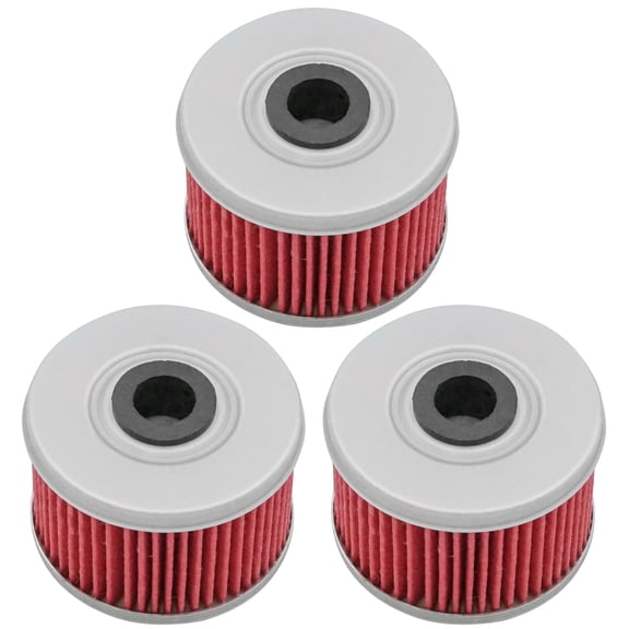 Caltric Oil Filter 3 Pack for Honda TRX350TE TRX350TM Rancher 2000-2006 and 450 TRX450ES TRX450S Foreman Es S 1998-2002