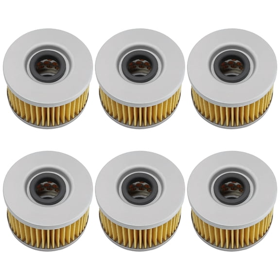 Caltric Oil Filter 6 Pack for Honda Rubicon 500 TRX500FPA 2009-2014 / Pioneer 700-4 SXS700M4 2014-2025