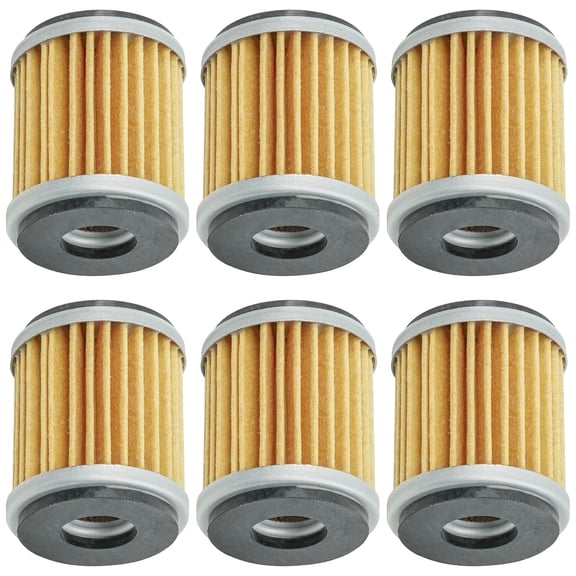 Caltric Oil Filter 6 Pack for Yamaha 5D3-13440-02-00 5TA-13440-00-00 5D3-13440-09-00