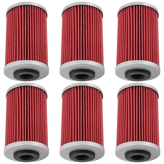 Caltric Oil Filter 6 pack for KTM 450 XC 2007-2009 690 Enduro R 2010-2022 and 690 SMC-R 2019-2021