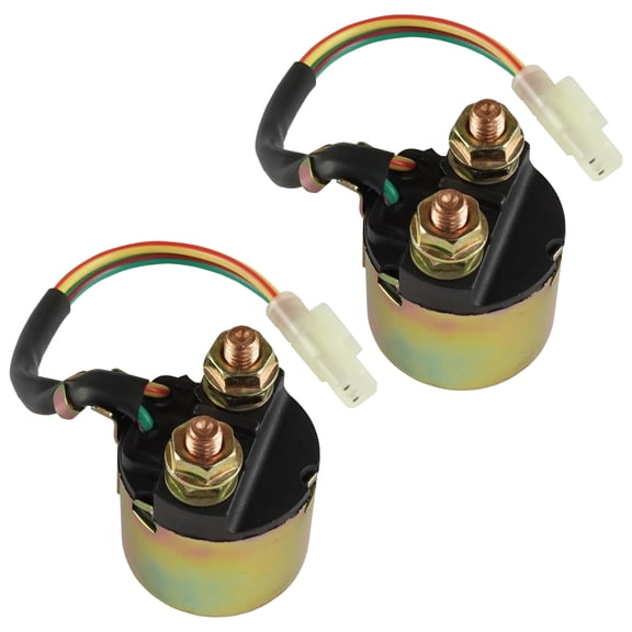 Caltric Starter Relay Solenoid 2 Pack for Honda TRX350 FourTrax Rancher 2000-2006 and TRX420 FA FE FM TE TM Rancher 420 2015-2021