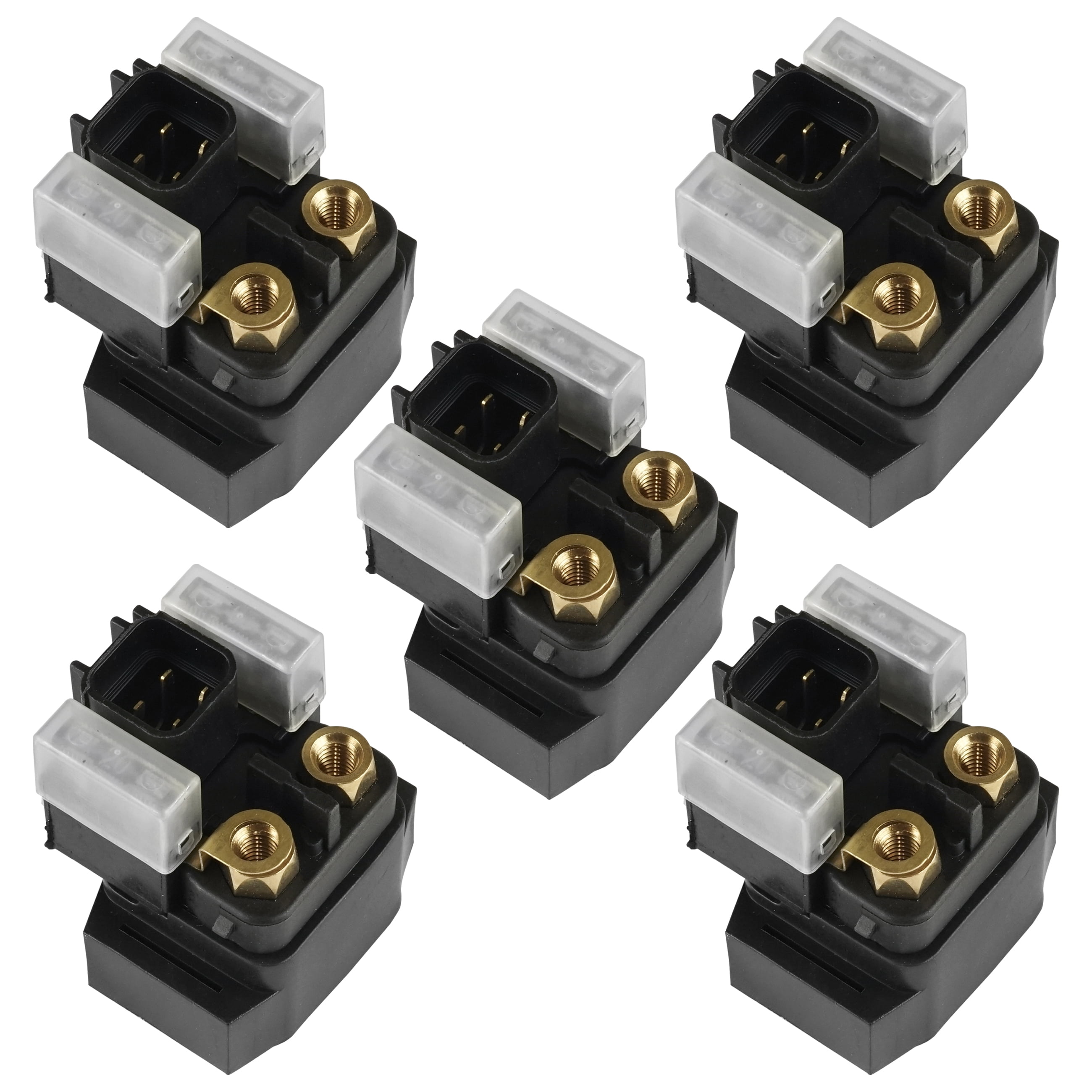 Caltric Starter Relay Solenoid 5 Pack for Yamaha Raptor YFM700 2006 ...