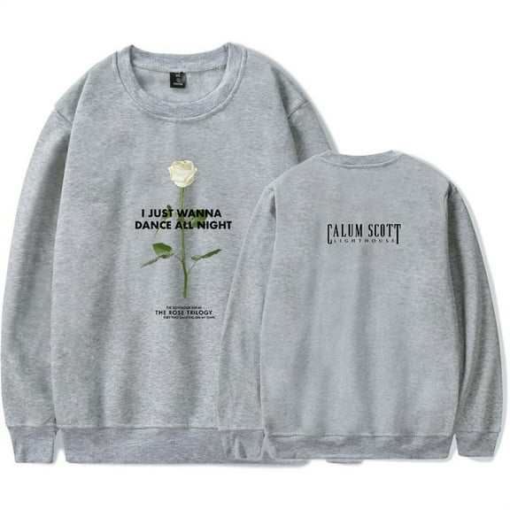 Calum Scott Rose Sweatshirts Hip Hop Crewneck Men Women Longsleeve Casual Pullover