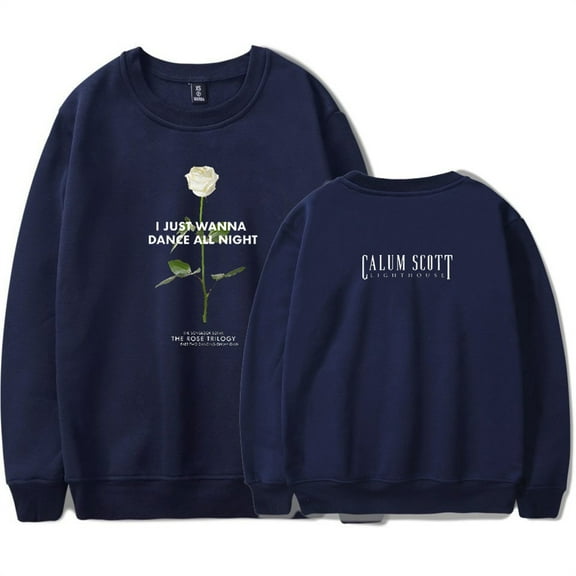 Calum Scott Rose Sweatshirts Hip Hop Crewneck Men Women Longsleeve Casual Pullover