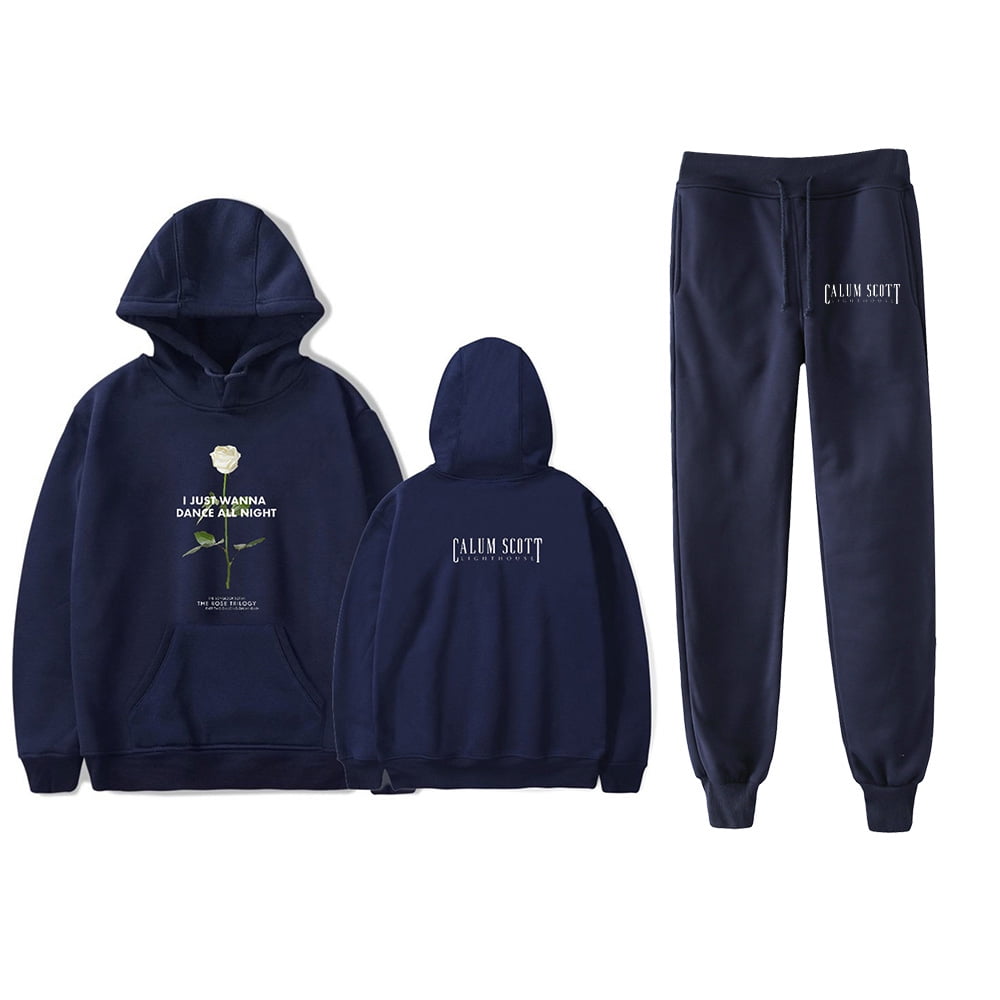 Calum Scott Rose Sweatsuit Men Women Fall Suit Streetwear Hoodies