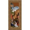 thumbnail image 1 of Calvary Triptych (left panel) 24x12 Gold Ornate Wood Framed Canvas Art by Hugo van der Goes, 1 of 2
