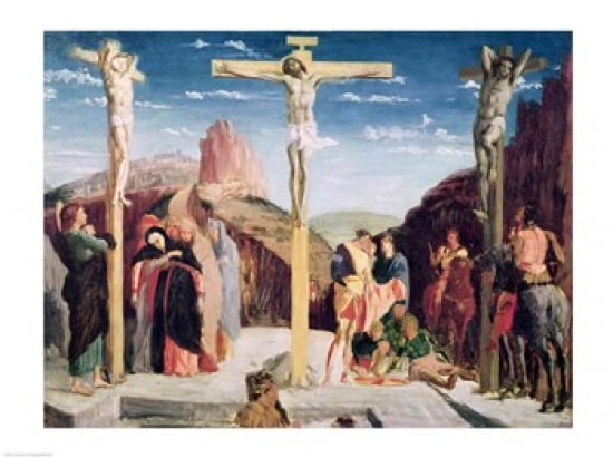 Calvary after a painting by Andrea Mantegna Canvas Art - Edgar Degas (24 x 18)
