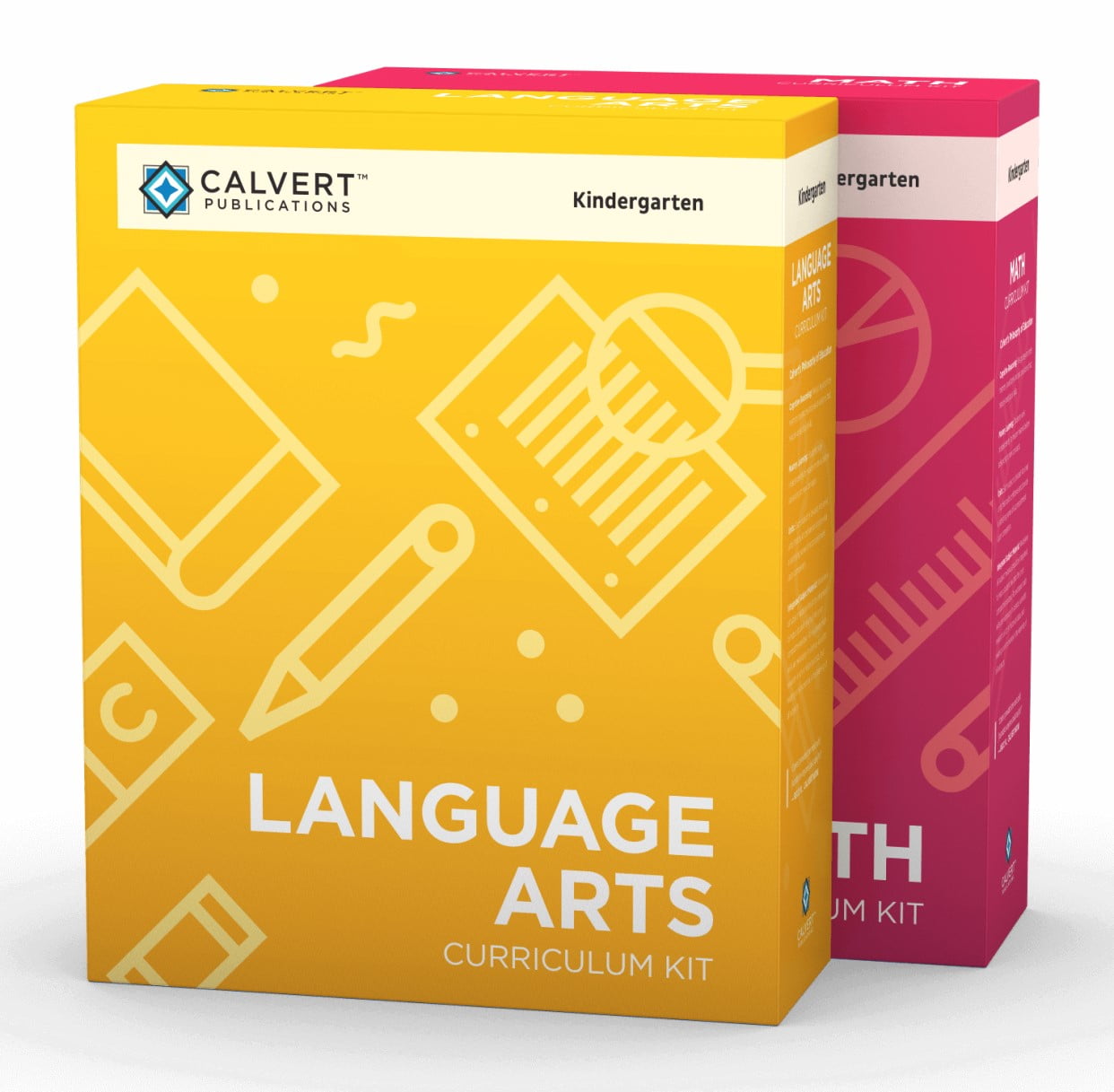 Calvert Kindergarten 2-Subject Complete Set (Language Arts & Math) (paperback)