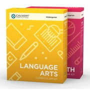Calvert Kindergarten 2-Subject Complete Set Language Arts & Math paperback
